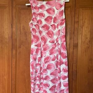 Ann Taylor Chic Pink Floral Dress